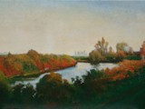 ATMOFERE D'AUTUNNO 2007 Olio su tavola cm 25,2x45