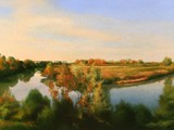 AUTUNNO LIVENTINO II 2008 Olio su tavola cm 30,5x71