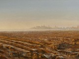 BRUME SULLA CAMPAGNA CILIENSE 2008 olio su tavola cm 30,5x60,5