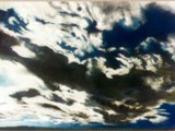 CIELO NUVOLOSO SUL BASSO PIAVE II 1992 pastello su cartoncino Fabriano cm 70x100