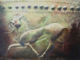 CORRI BEL CAVALLO  2004 Matite colorate e grafite su carta Fabriano Tiepolo cm 65x50