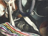 IL FRAMMENTO DI SETA 2001 grafite e matite colorate su carta Fabriano Tiepolo cm 25x35 