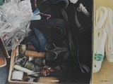 LA SCATOLA DEI DITALI 2016 grafite e matite colorate su carta Fabriano Tiepolo cm 25x35