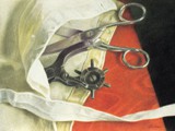 L'ATTREZZO DELLE BUSE 2001 grafite e matite colorate su carta Fabriano Tiepolo cm 25x35