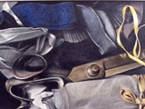LE CESOIE 1997 grafite e matite colorate su carta Fabriano Tiepolo cm 24x36
