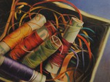 LE SPAGNOLETTE DI CARTONE II 2015 grafite e matite colorate su carta Fabriano Tiepolo cm 50x50