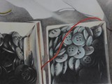 L'ELASTICO ROSSO 2015 grafite e matite colorate su carta Fabriano Tiepolo cm 25x35