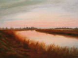 LUCI D'INVERNO SUL BRIAN 2006 Pastello su carta Fabriano Tiepolo cm 70x100