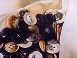 NEL CASSETTO DEI BOTTONI I 1998 grafite e matite colorate su carta Fabriano Tiepolo cm 24x36