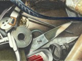 NEL CASSETTO DELLA PFAFF II 2001 grafite e matite colorate su carta Fabriano Tiepolo cm 25x35