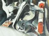 NEL CASSETTO DELLA PFAFF III 2001 grafite e matite colorate su carta Fabriano Tiepolo cm 32x22