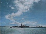 NUVOLA SU S. GIORGIO 2006 olio su tela cm 70x70