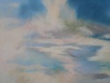 PENNACCHIO LUMINOSO SULLA PIANURA 2000 Pastello su carta Fabriano Tiepolo cm 100x70