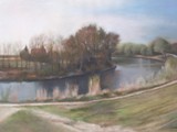 PIAVE III 1996 Pastello su carta Fabriano Tiepolo cm 70x100 