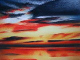 ROSSO TRAMONTO 2006 Pastello su carta Fabriano Tiepolo cm 53x62