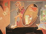 05 TRE SUCCESSIVI SVILUPPI 1970 Tempera, acquerello, grafite e matite colorate su cartone cm 30x44,8