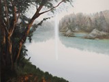 Giovanni Cesca 03 LA TRASMUTAZIONE 2015 olio su tela cm 80x100