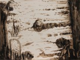 08 SPARTITO - CORTECCIA N°8 2012 acquerello su carta Fabriano cm 51,5x77 x