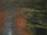 RIFLESSI D'ACQUE A TREVISO 01 2010  pastello encaustizzato su tela incollata su tavola cm 30x30
