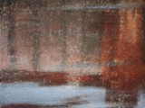 RIFLESSI D'ACQUE A TREVISO 06 2010 pastello encaustizzato su tela incollata su tavola cm 30x30