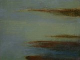 RIFLESSI D'ACQUE A TREVISO 10  2010  pastello encaustizzato su tela incollata su tavola cm 30x30