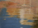 RIFLESSI D'ACQUE A TREVISO 11 2010 pastello encaustizzato su tela incollata su tavola cm 30x30