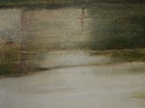 RIFLESSI D'ACQUE A TREVISO  09  2010  pastello encaustizzato su tela incollata su tavola cm 30x30
