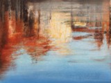 RIFLESSI IN CITTA' 01 2010 Pastello su carta Fabriano Tiepolo cm 30x35
